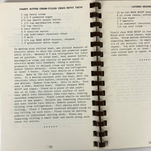 Beer Nuts Recipe Book Cookbook for Flavored Peanuts 1986 Spiral Bound - Picture 9 of 9